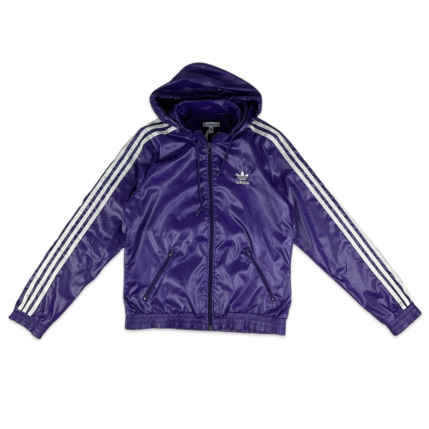 Vintage Adidas Purple & Silver Track Jacket 10 12