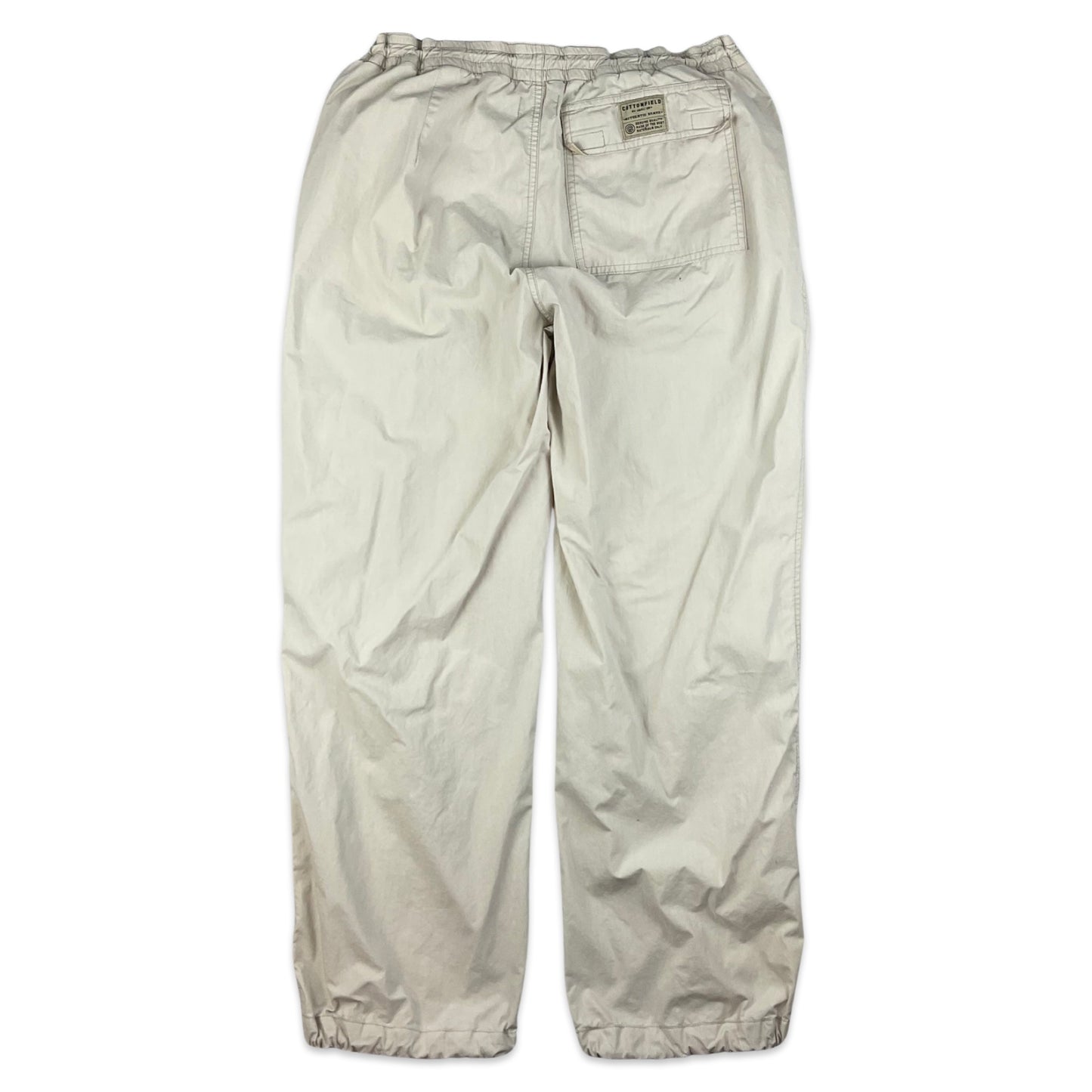 90s Y2k Beige Cargo Trousers W34/36 L30