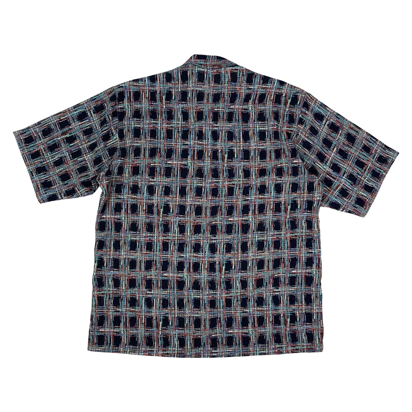 Vintage Navy & Red Checkered Shirt L