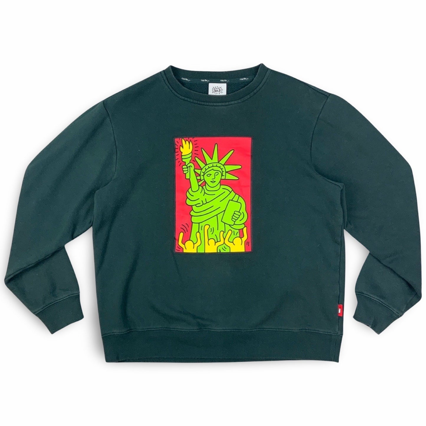 Keith Haring Graphic Print Sweatshirt M L