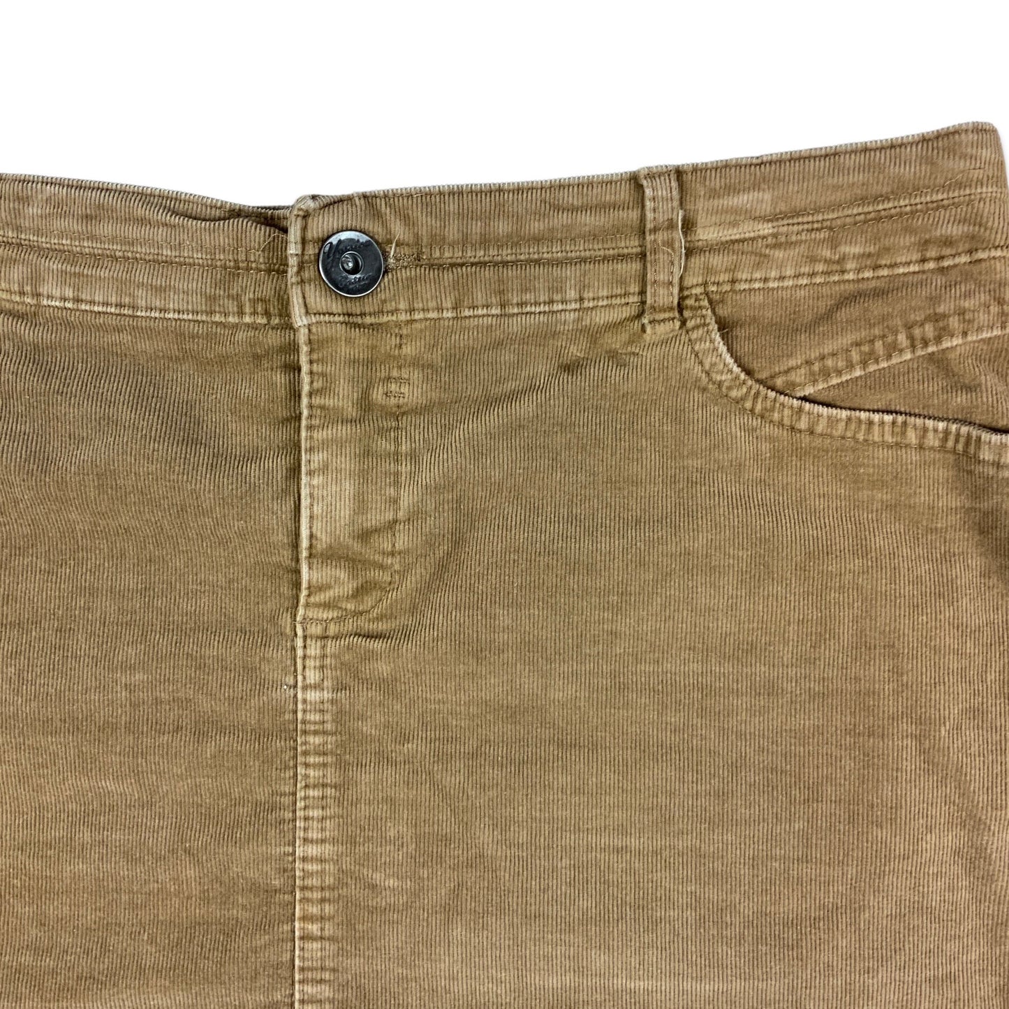 Brown Corduroy Mini Skirt 16