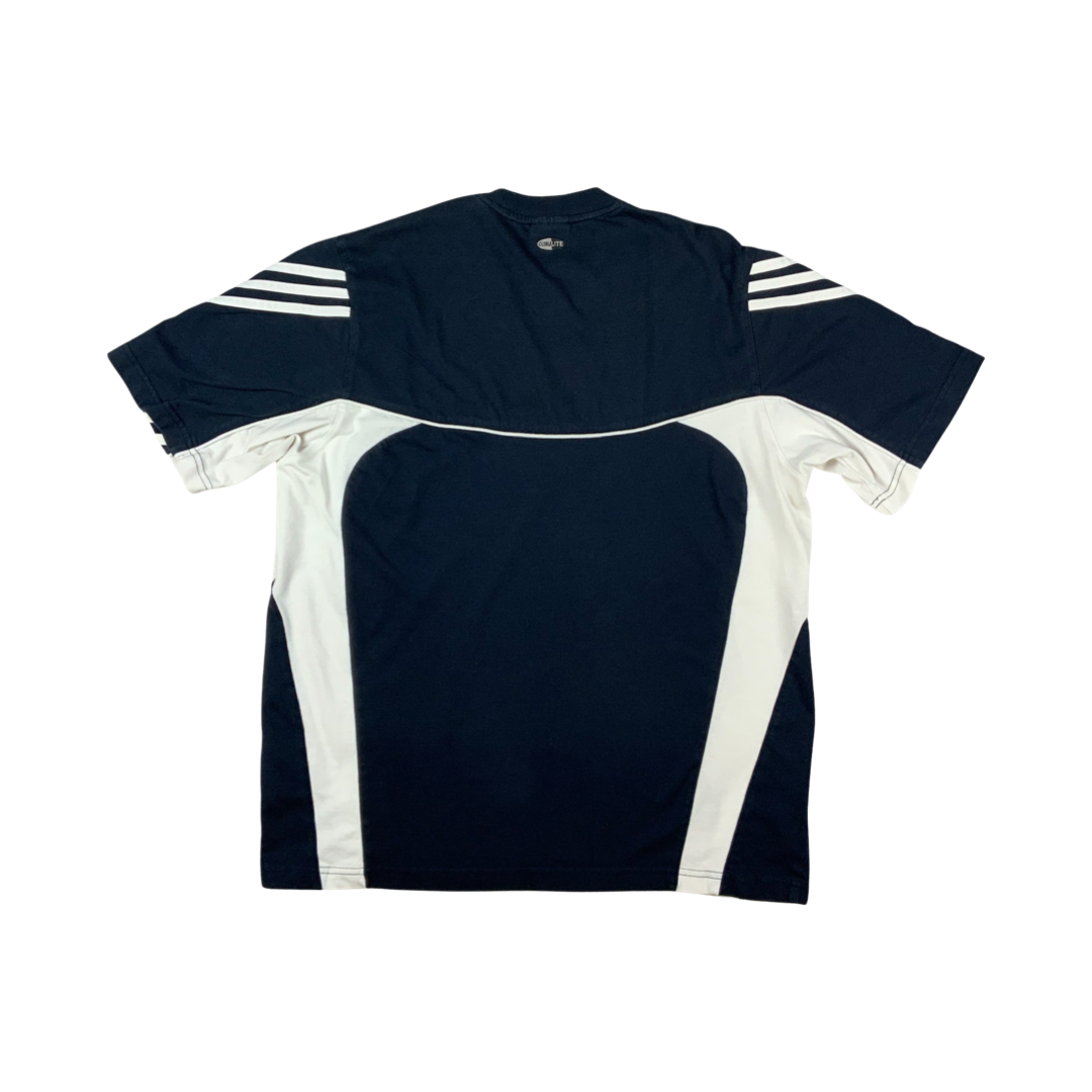 Vintage Y2K Adidas T-Shirt Navy L