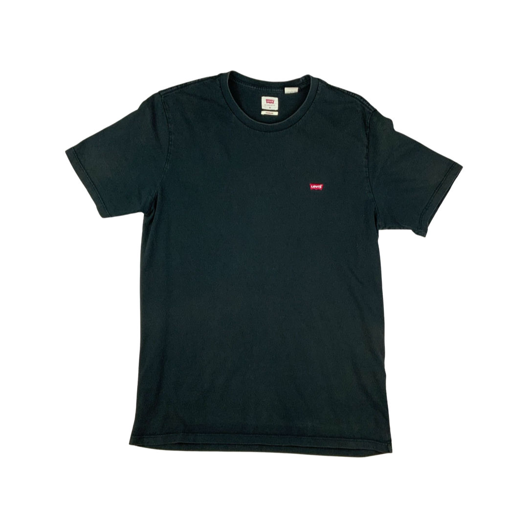 Vintage Y2K Levis T-Shirt Black S