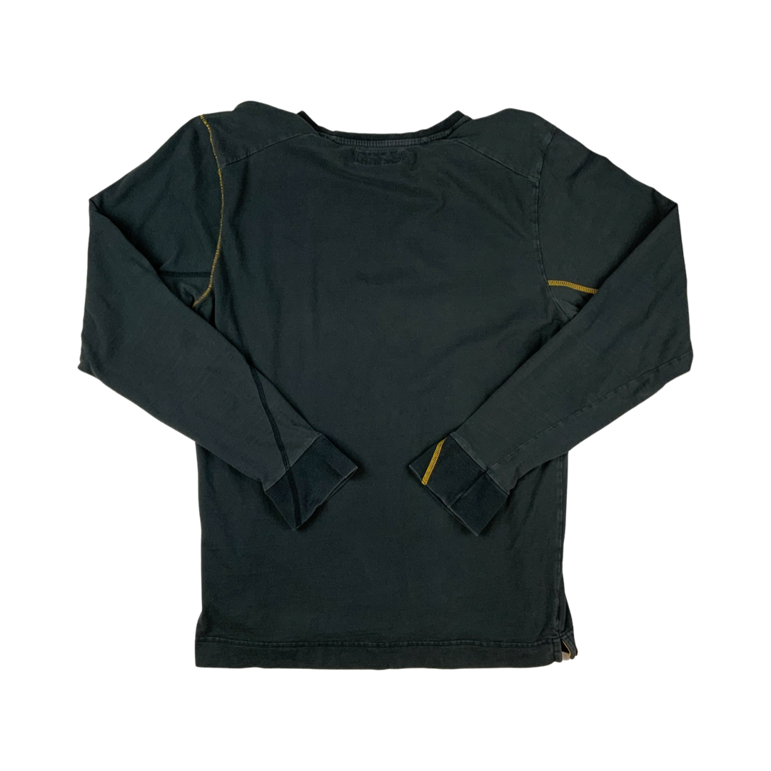 Vintage Y2K Hummel Long-Sleeve T-Shirt Black M