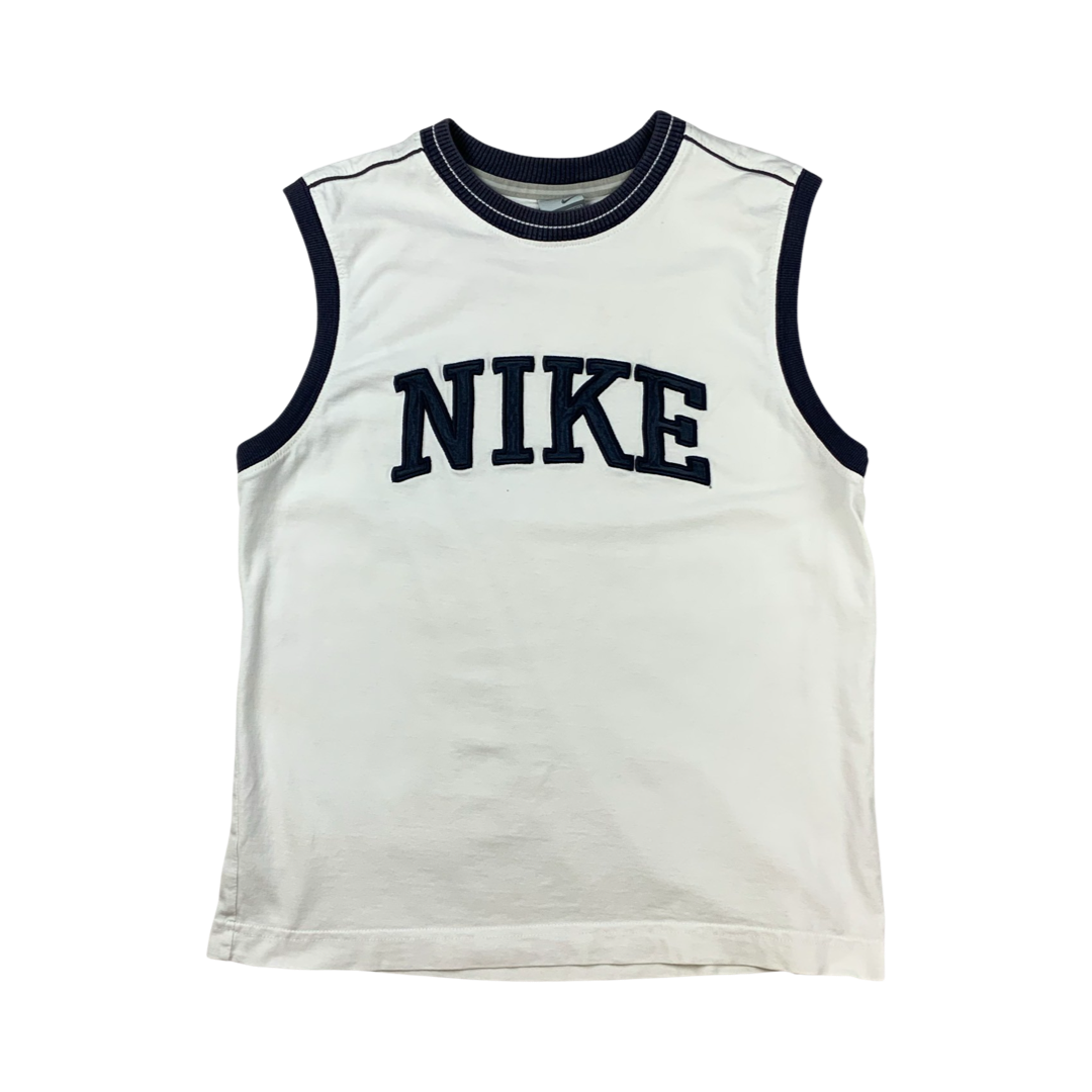 Vintage Y2K Nike Vest Blue White S