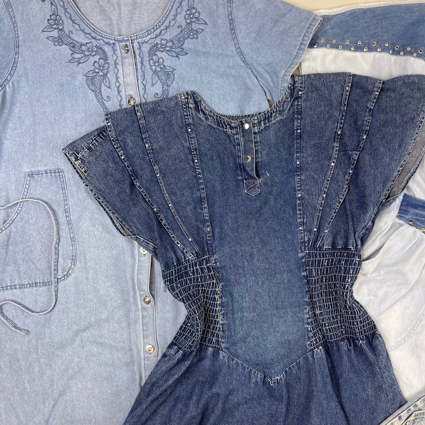 Denim Dress (Wholesale)