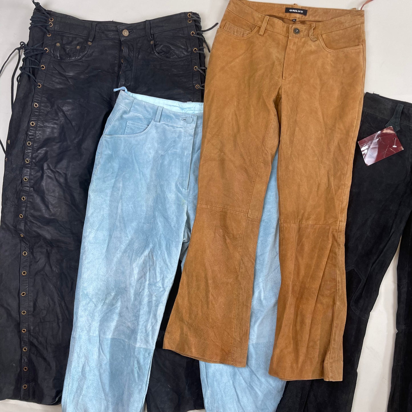 Suede & Leather Trousers (Wholesale)