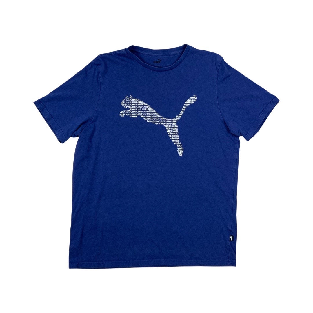 Vintage Y2K Puma T-Shirt Blue L