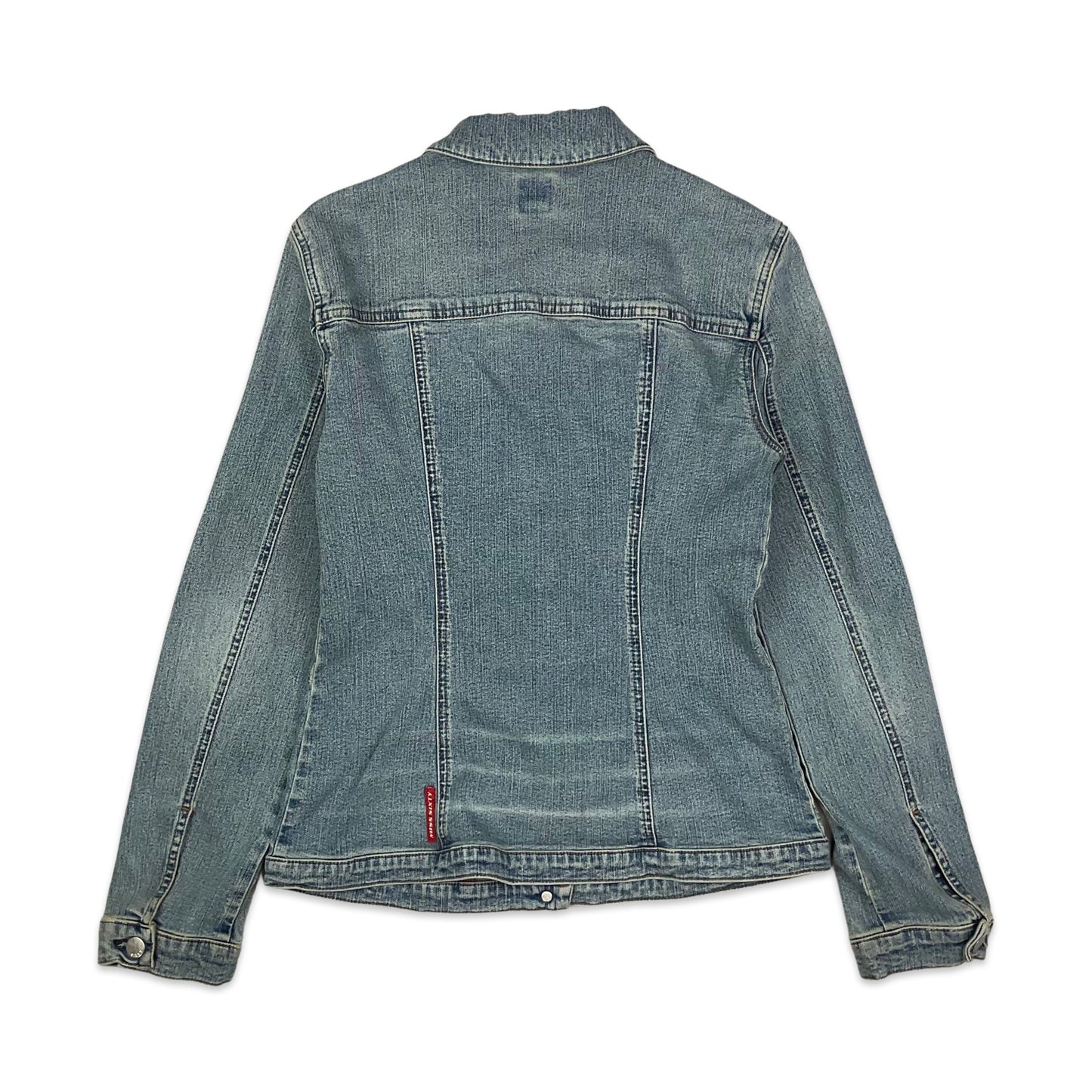 Vintage 90s Y2K Miss Sixty Fitted Blue Denim Jacket 6 8