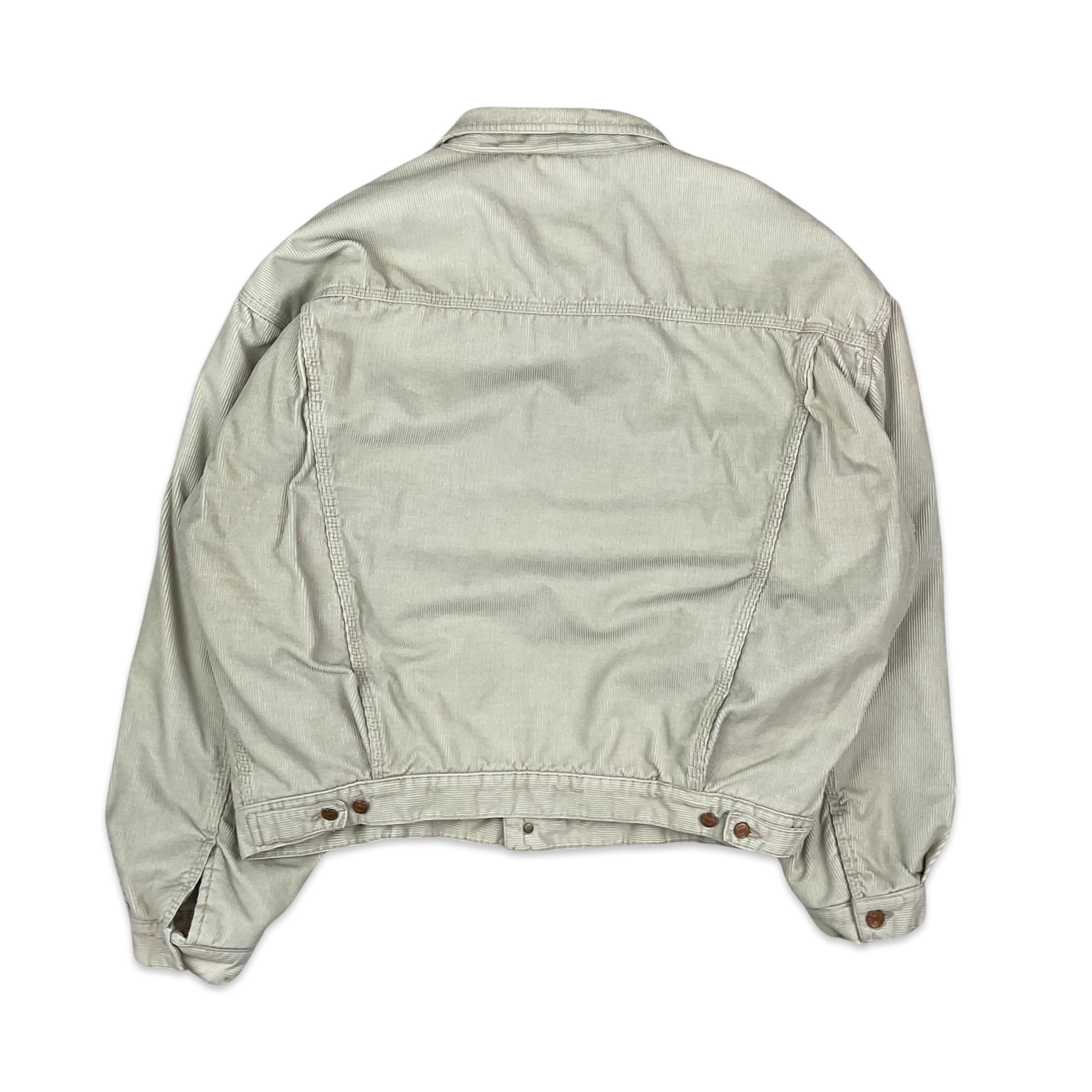 Vintage Diesel Cream Corduroy Quilted Denver Jacket L XL 2XL