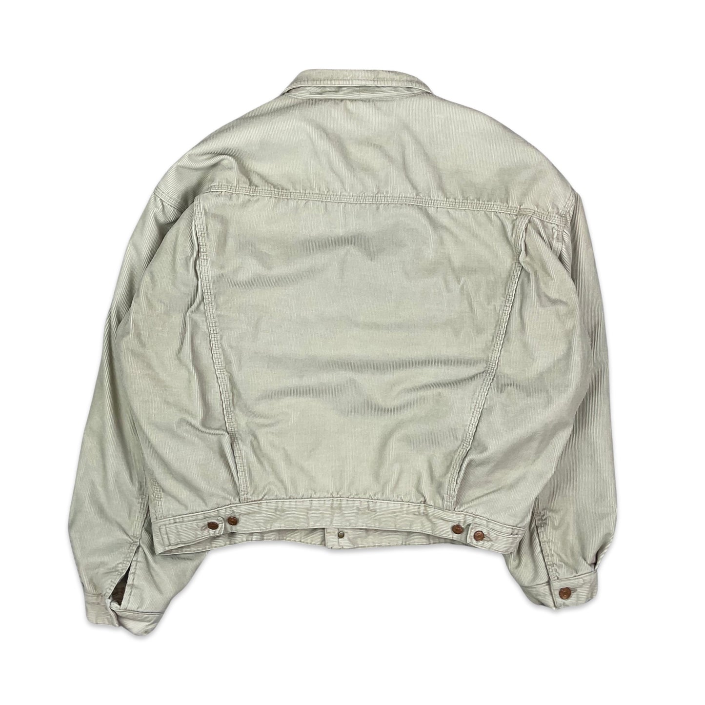 Vintage Diesel Cream Corduroy Quilted Denver Jacket L XL 2XL