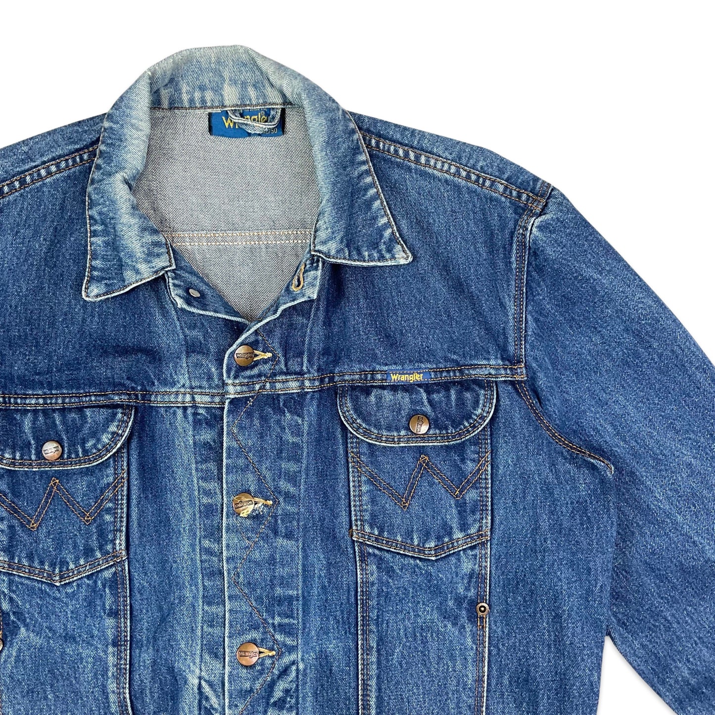 Vintage 70s Wrangler Blue Denim Jacket S M L