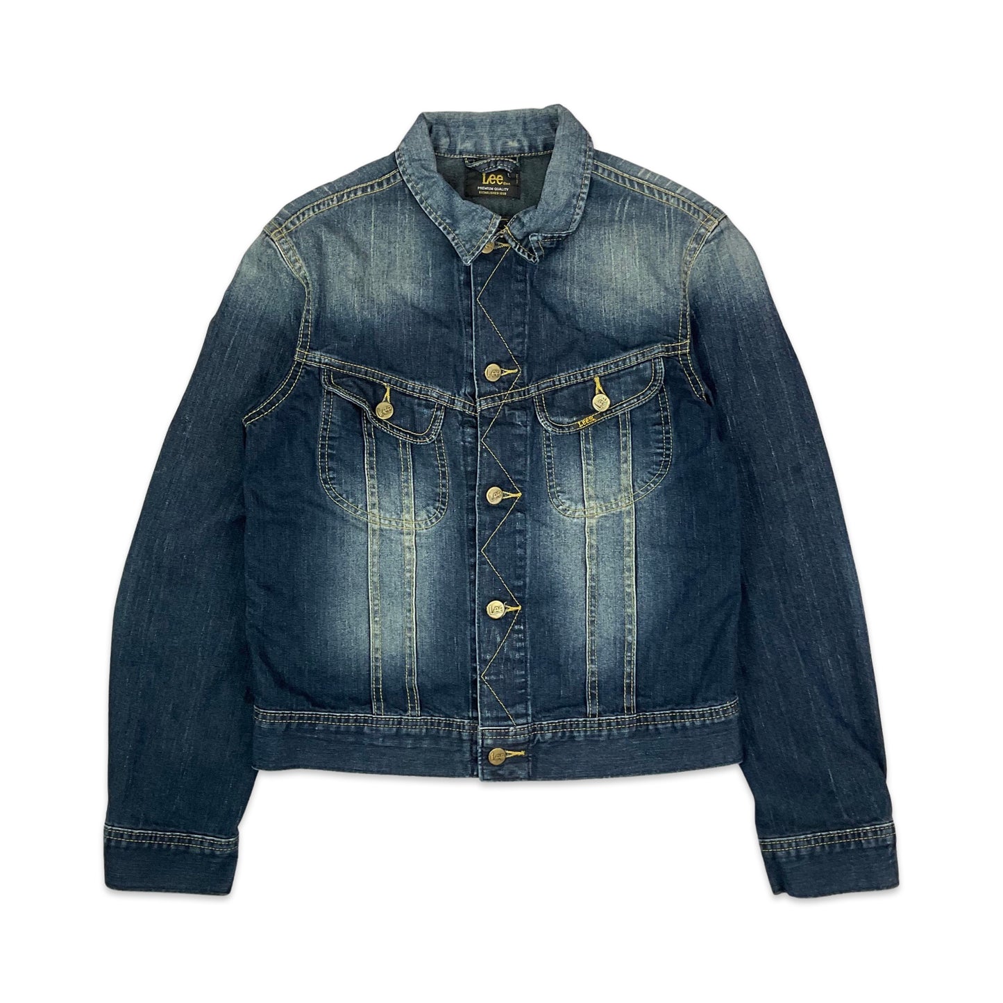 Vintage Lee Blue Denim Jacket 10 12