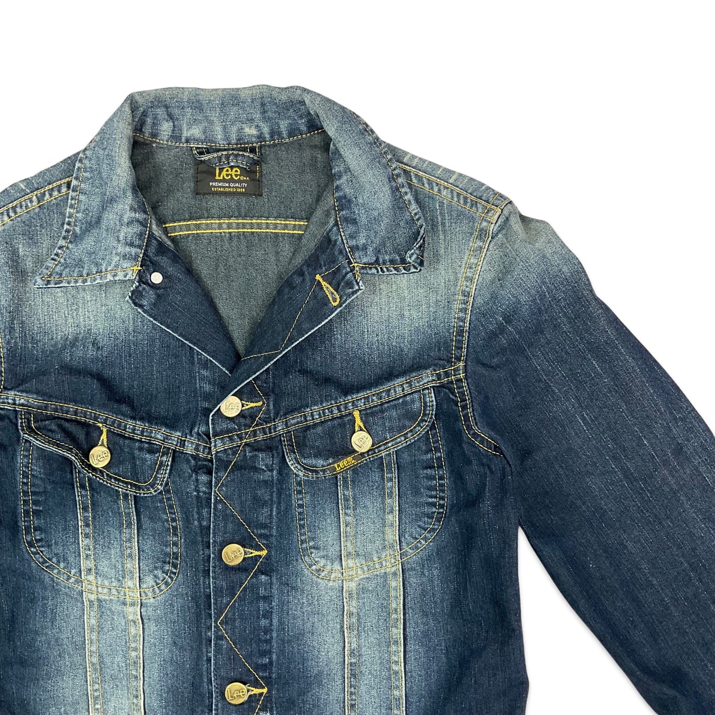 Vintage Lee Blue Denim Jacket 10 12