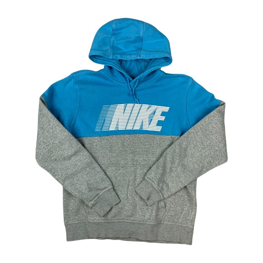 Vintage Y2K Nike Hoodie Blue Grey M