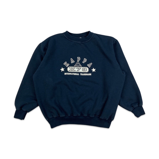 Vintage Kappa Navy Sweatshirt L XL