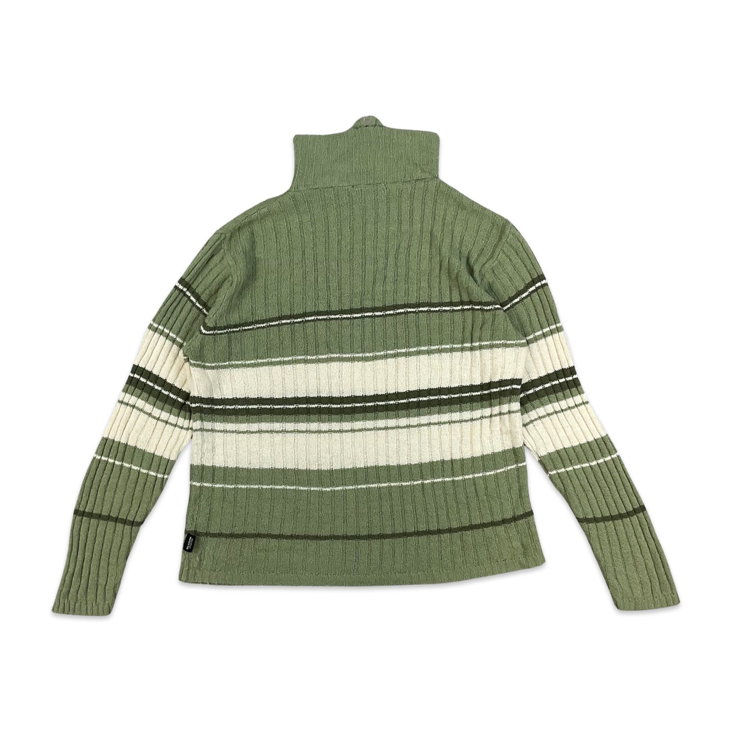 Vintage Striped Green Knit Jumper S M