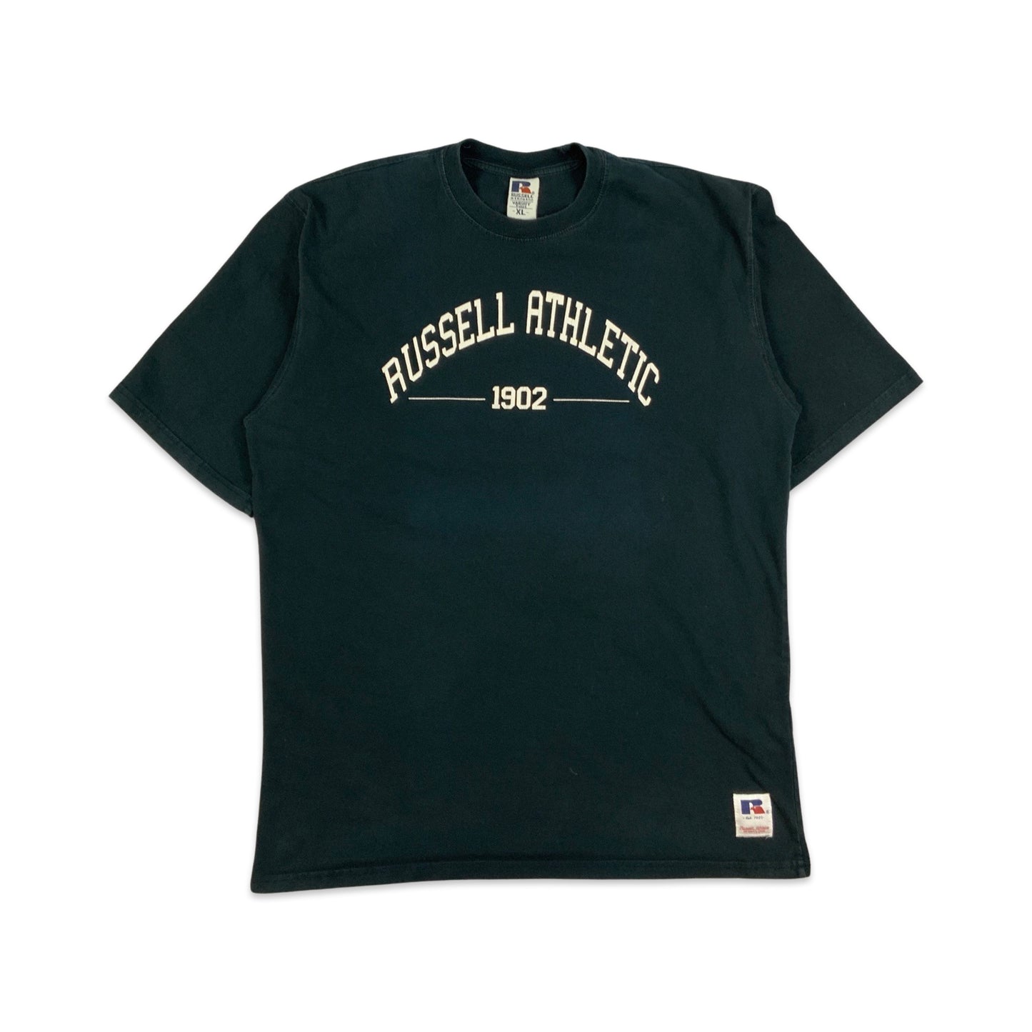 Vintage Russell Athletic Black Tee M L