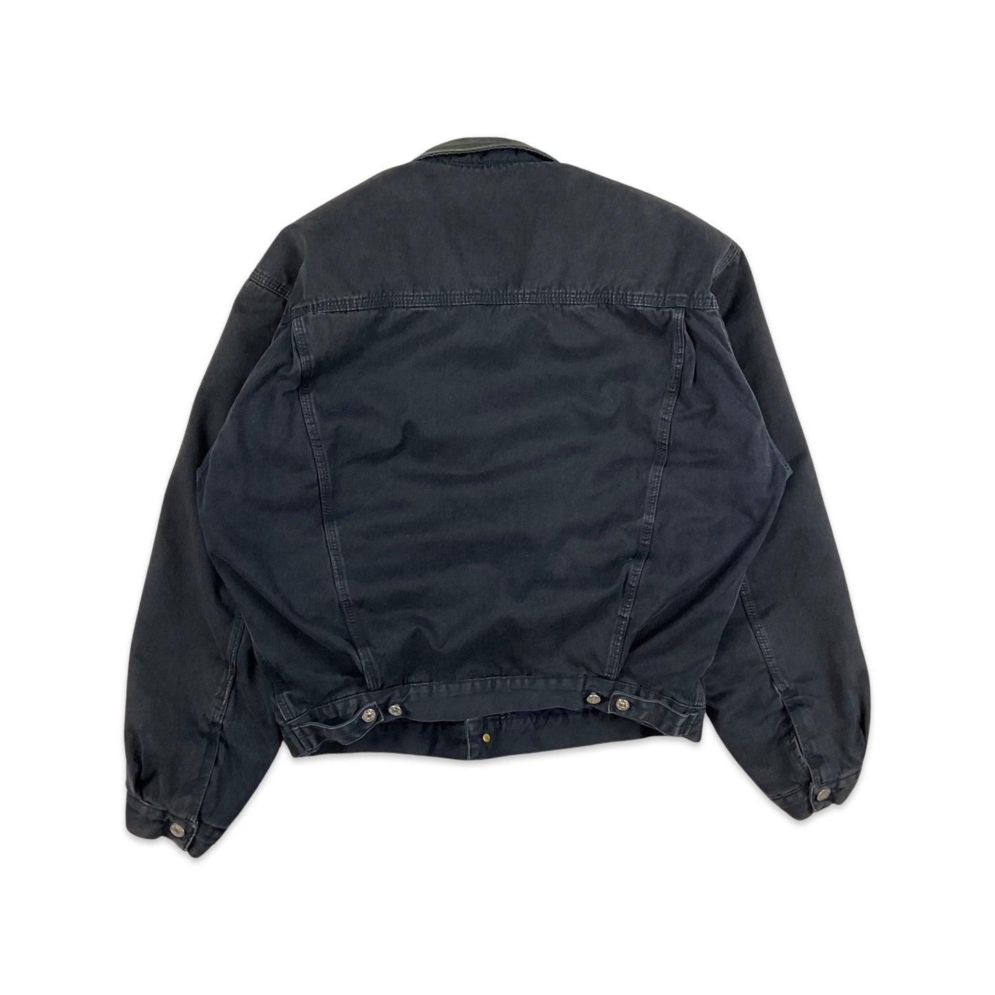 Vintage Diesel Black Quilted Denver Jacket M L