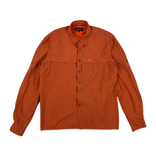 Vintage Fjallraven Orange Shirt M L