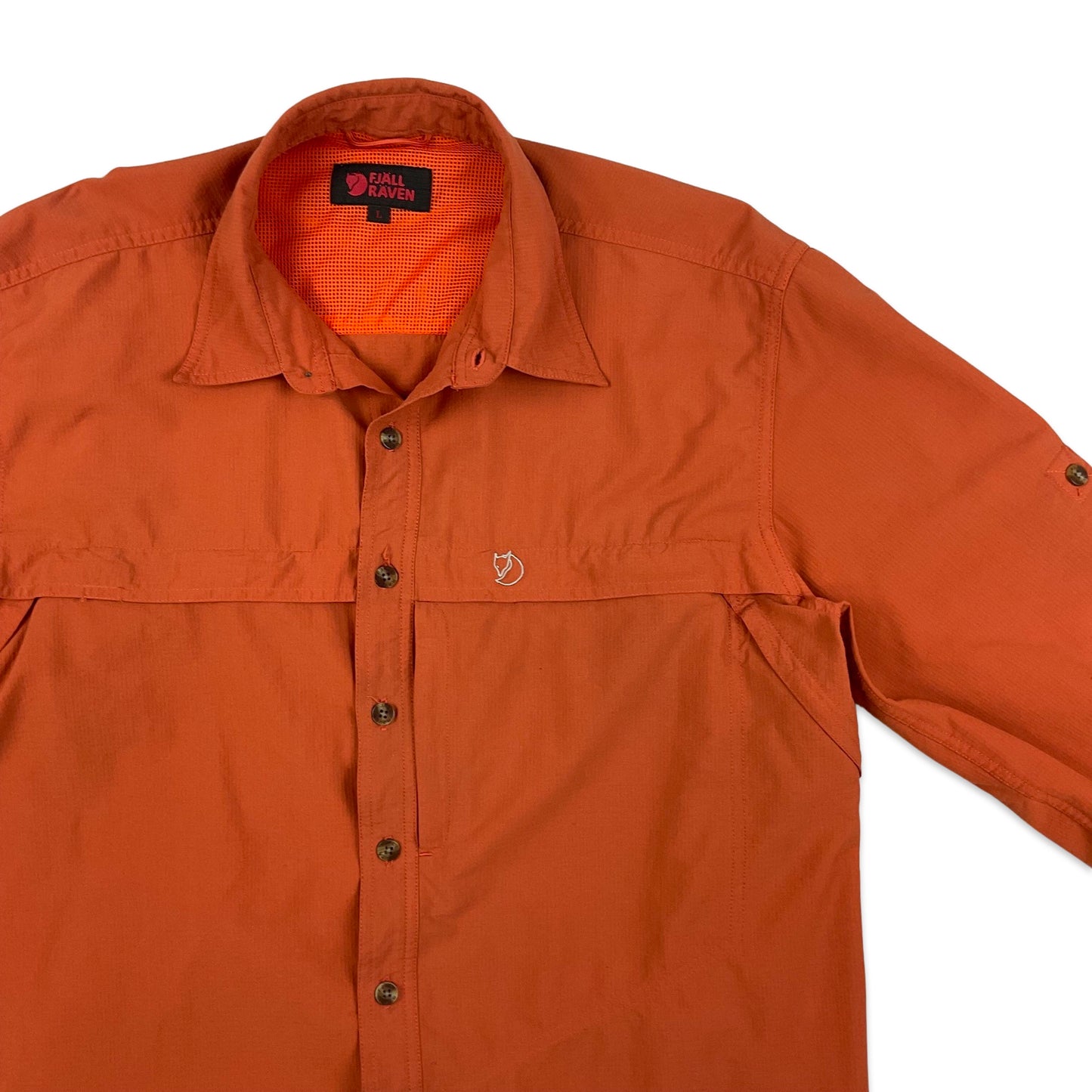 Vintage Fjallraven Orange Shirt M L