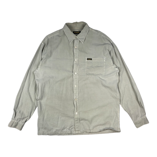 Vintage Wrangler Beige Cotton Shirt XL