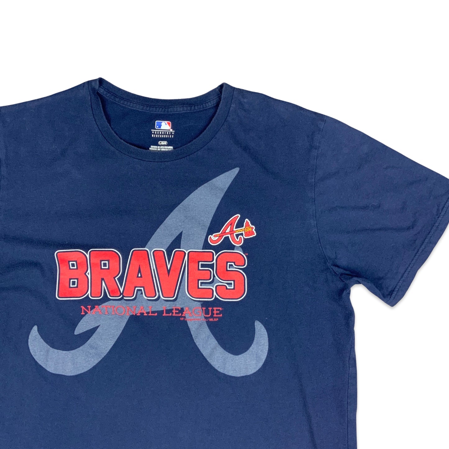 Atlanta Braves Navy Tee S M