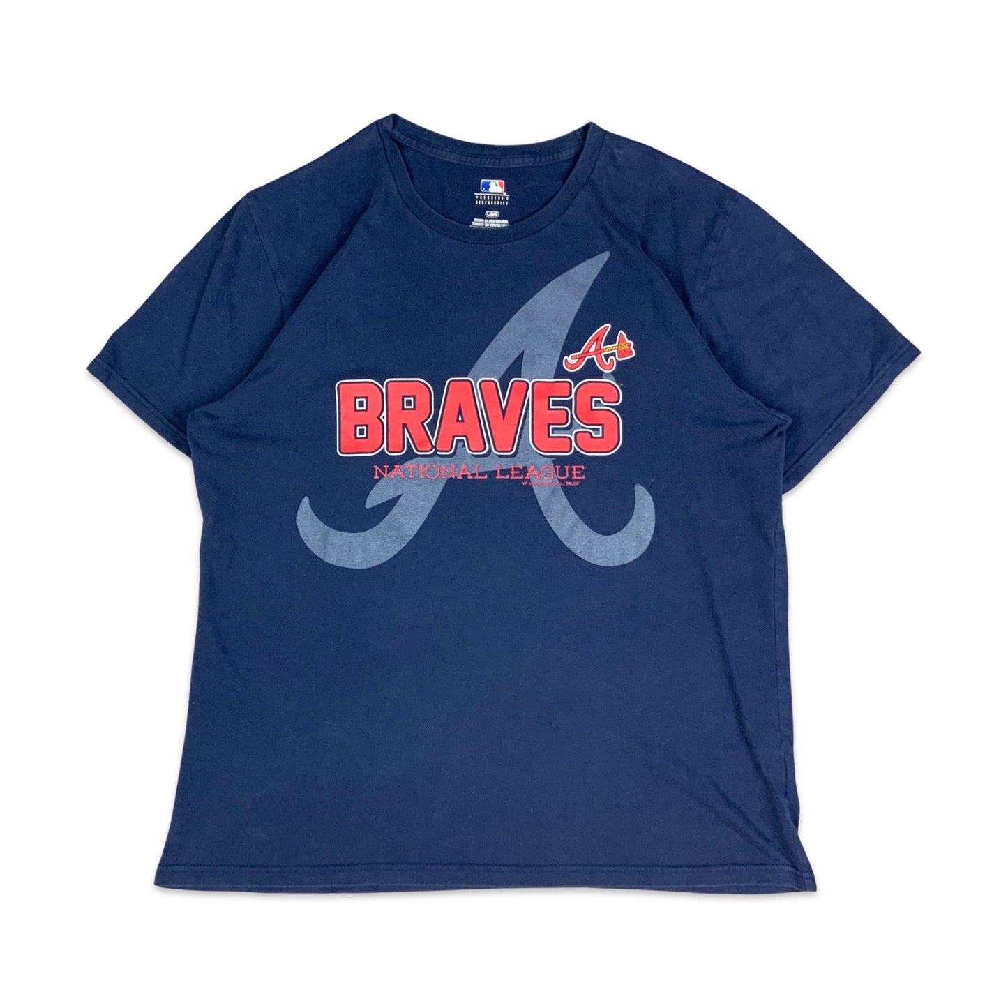 Atlanta Braves Navy Tee S M