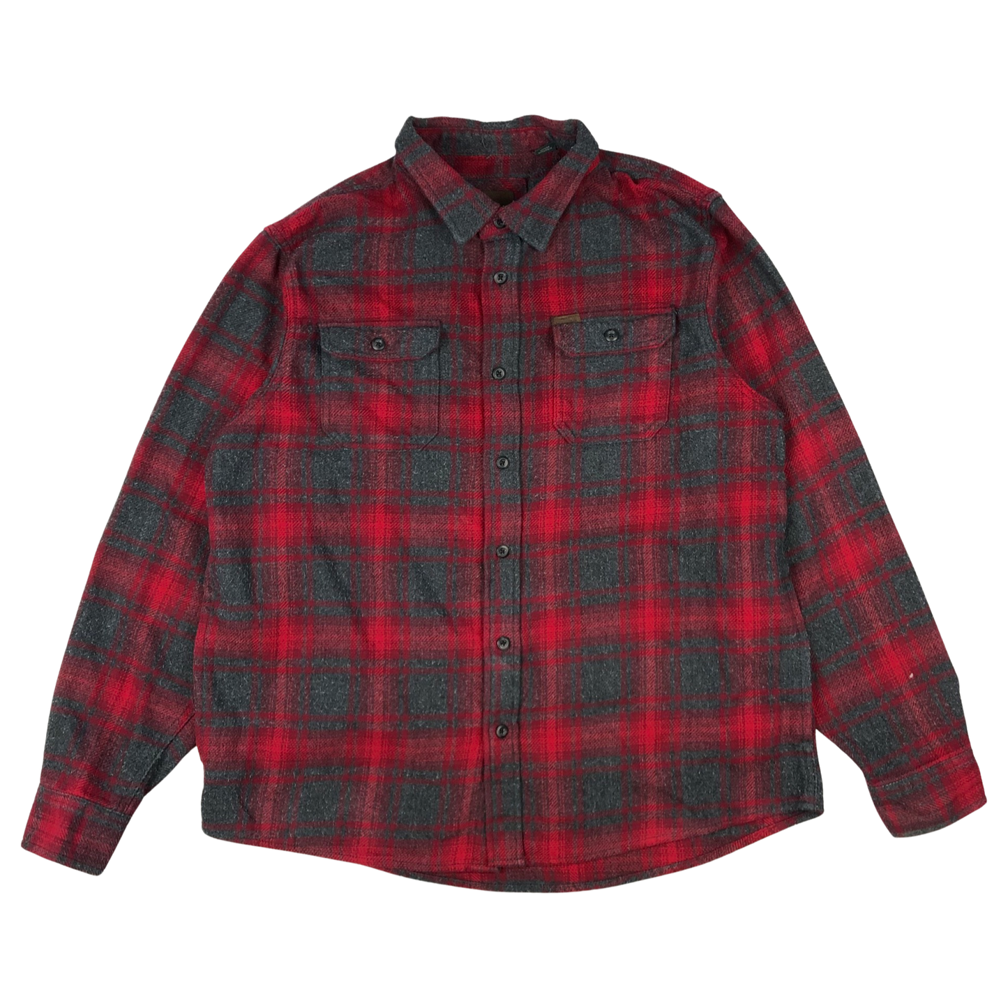 Vintage Orvis Red Plaid Flannel Shirt XL