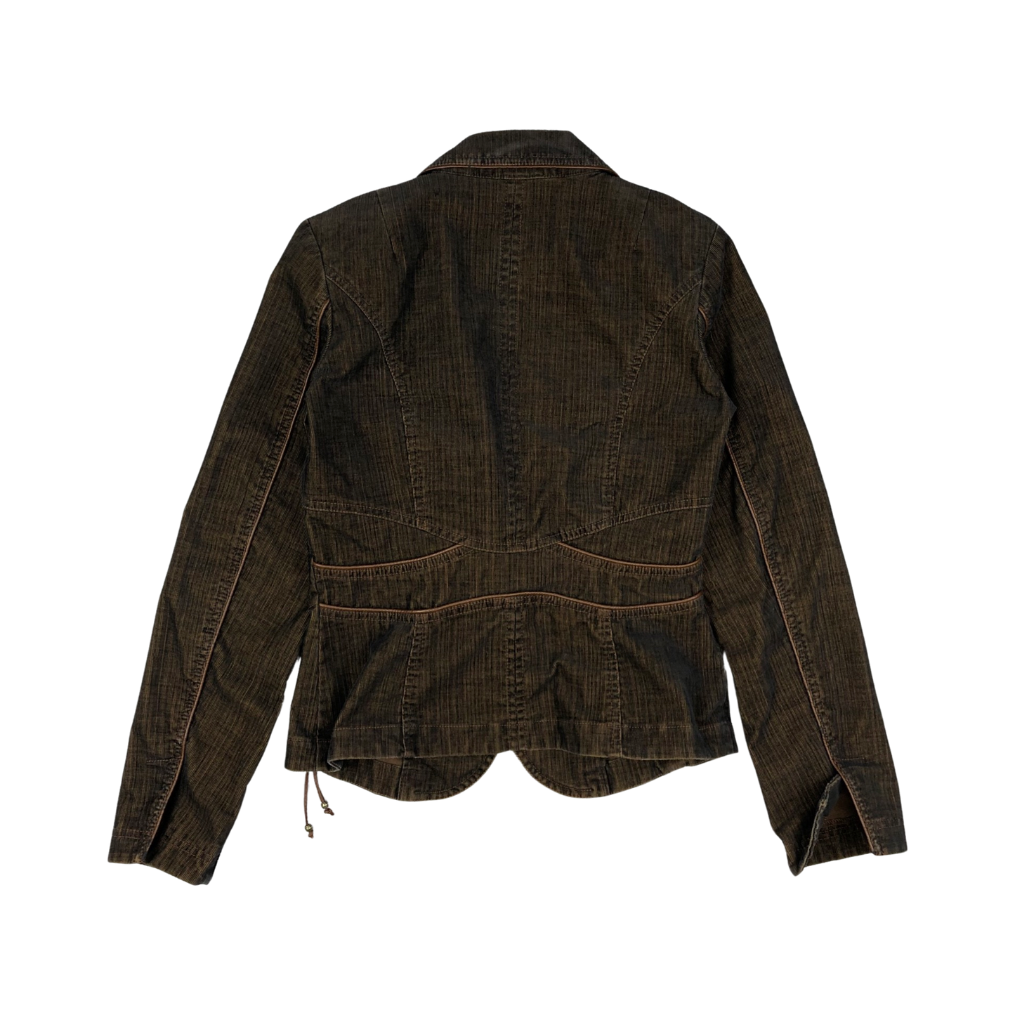 Vintage Y2K Brown Corduroy Blazer 8 10