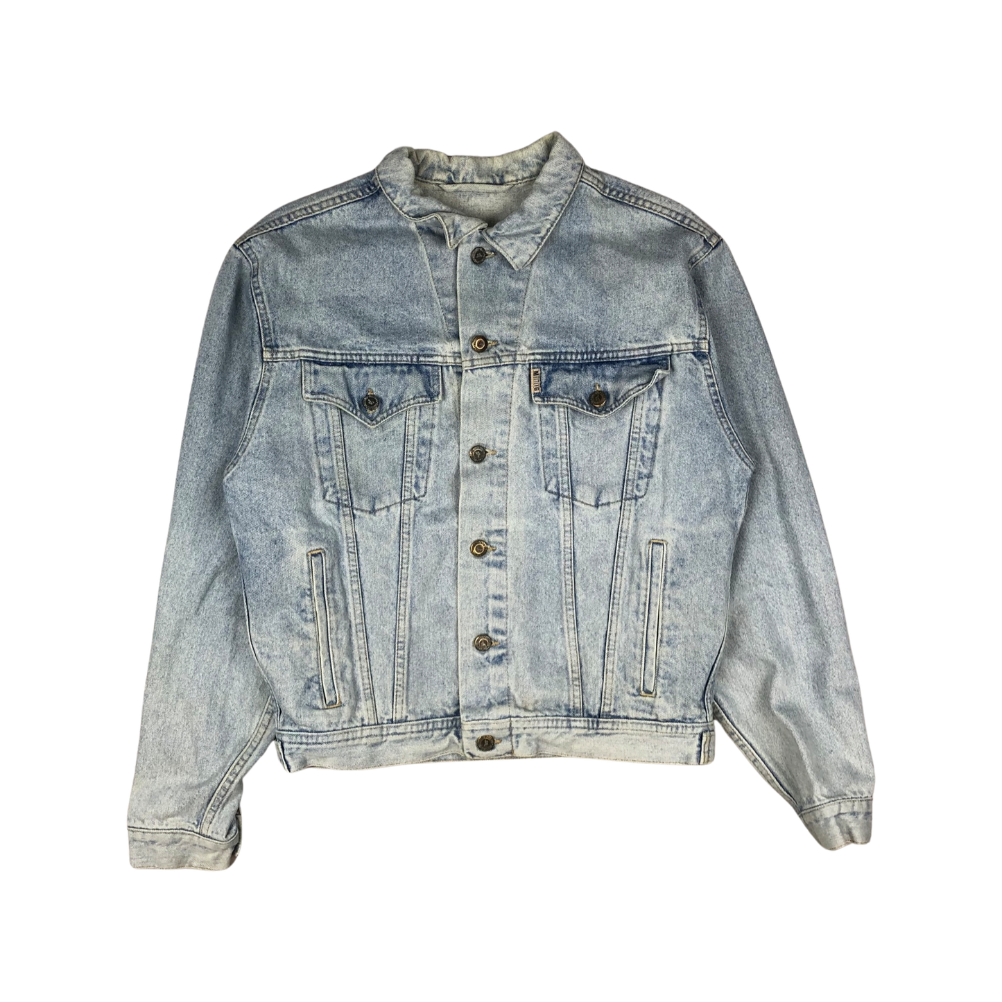 Vintage Mustang Light Wash Denim Jacket M