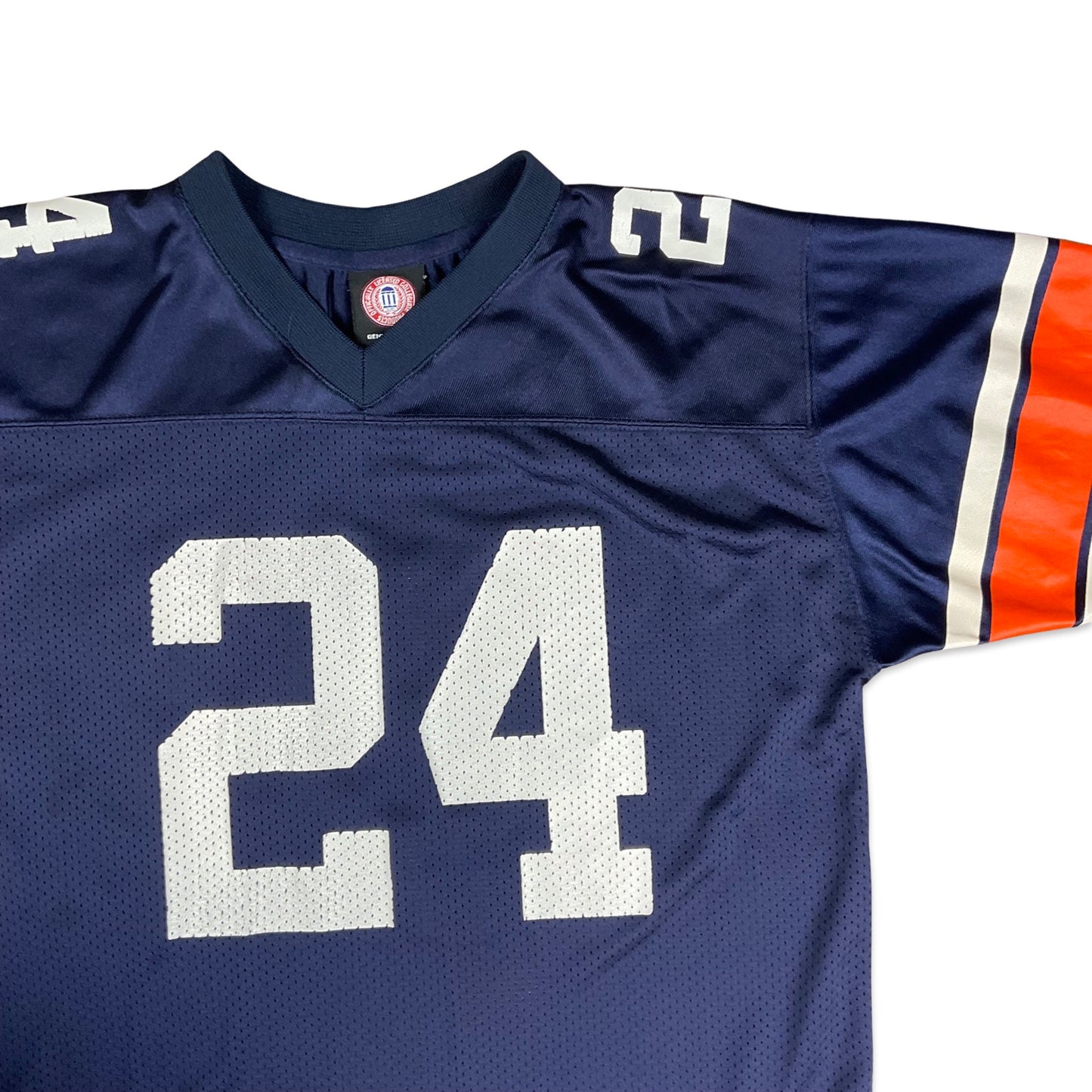 Navy Orange American Football Jersey S M