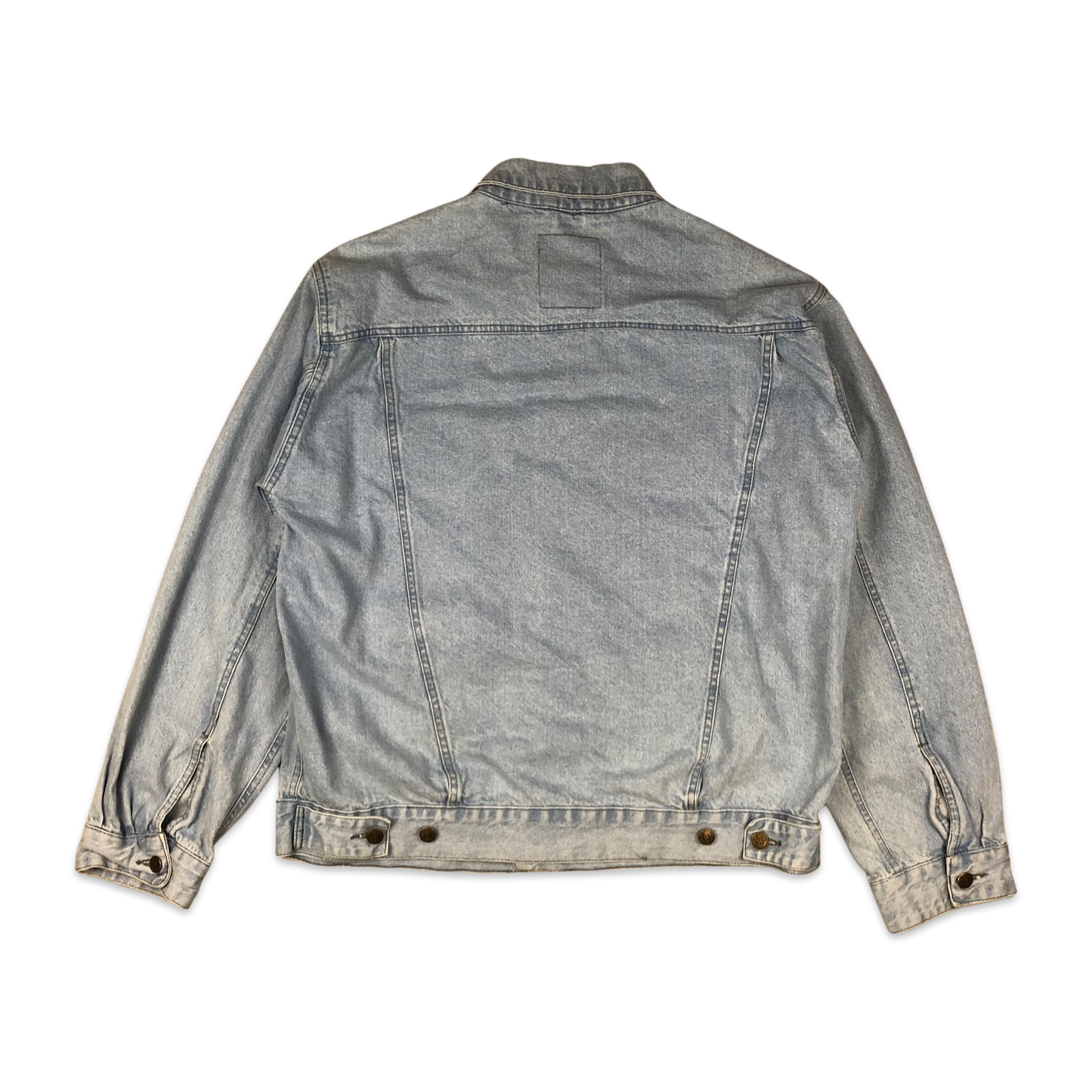 Vintage Atlas Light Wash Blue Denim Jacket L