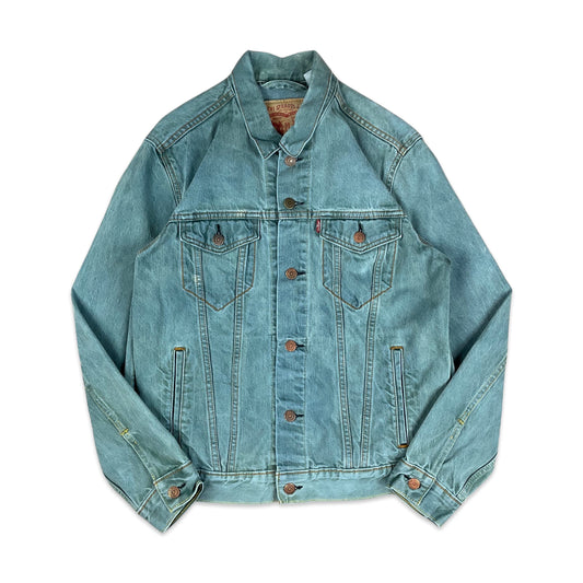 Levi's Blue Over-dyed Denim Jacket S M