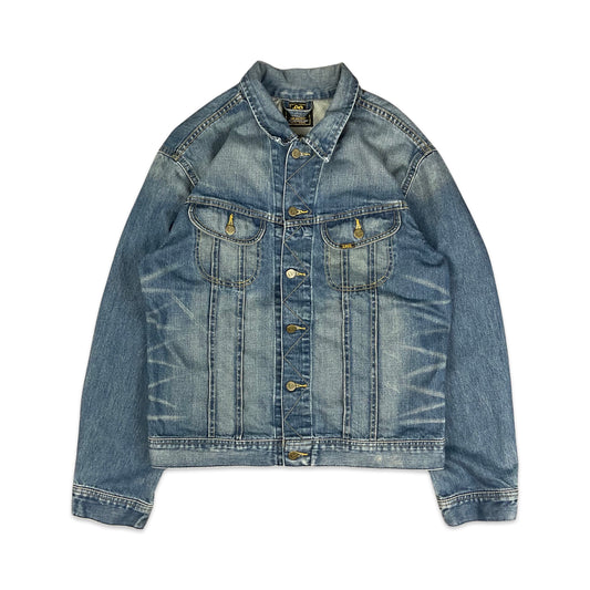 Vintage Lee Blue Denim Jacket L XL