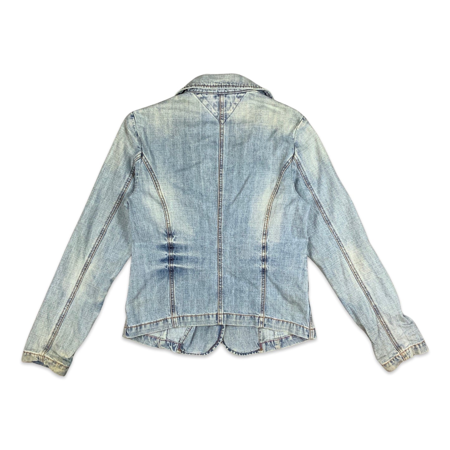 Tommy Hilfiger Blue Denim Blazer 10 12