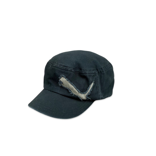 00's Black Puma Kepi Style Cap