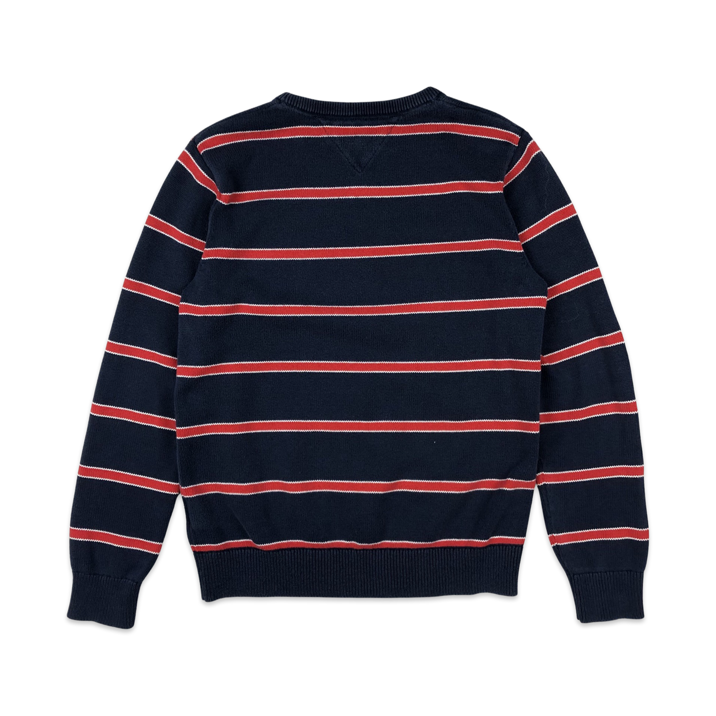 Tommy Hilfiger Knit Jumper Striped Navy Red S M