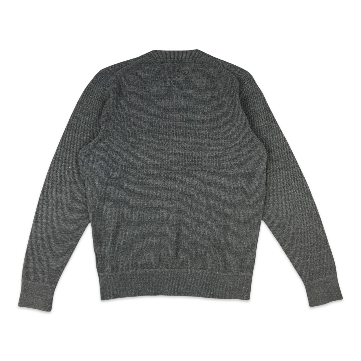 Tommy Hilfiger Waffle Knit Jumper Grey S M