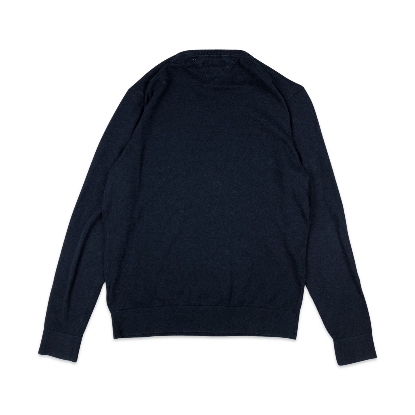 Tommy Hilfiger Knit Jumper V Neck Navy M L