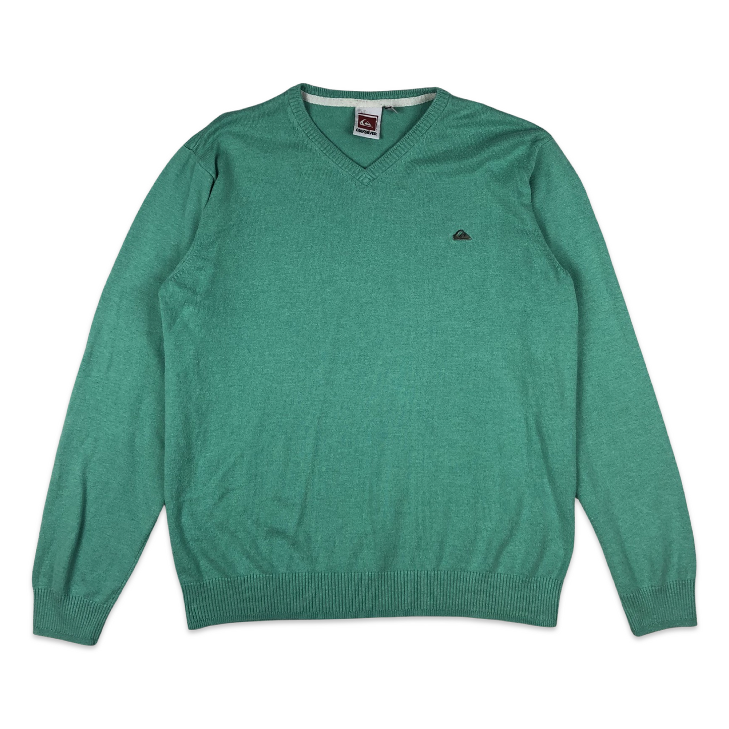 Vintage Y2K Preloved QuikSilver Teal Jumper L