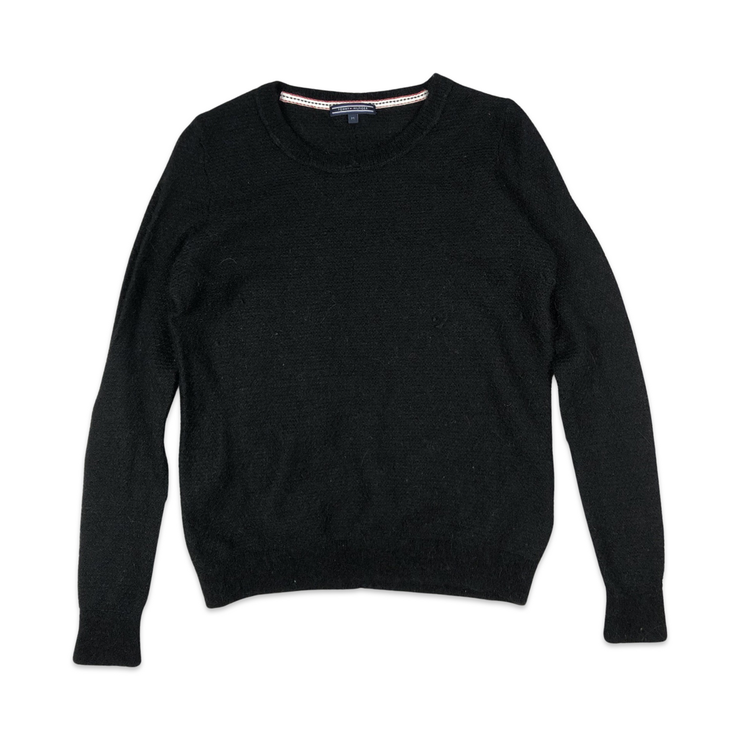 Vintage Y2K  Preloved Tommy Hilfiger Black Knit Jumper M