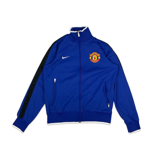 Blue Black Nike Manchester United Track Jacket M L