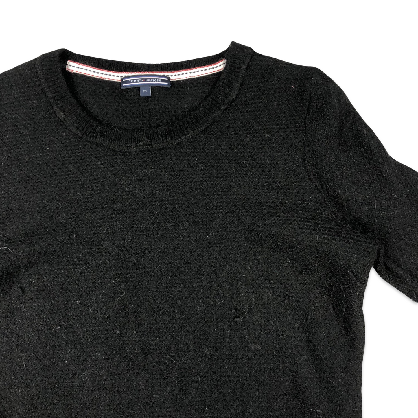 Vintage Y2K  Preloved Tommy Hilfiger Black Knit Jumper M