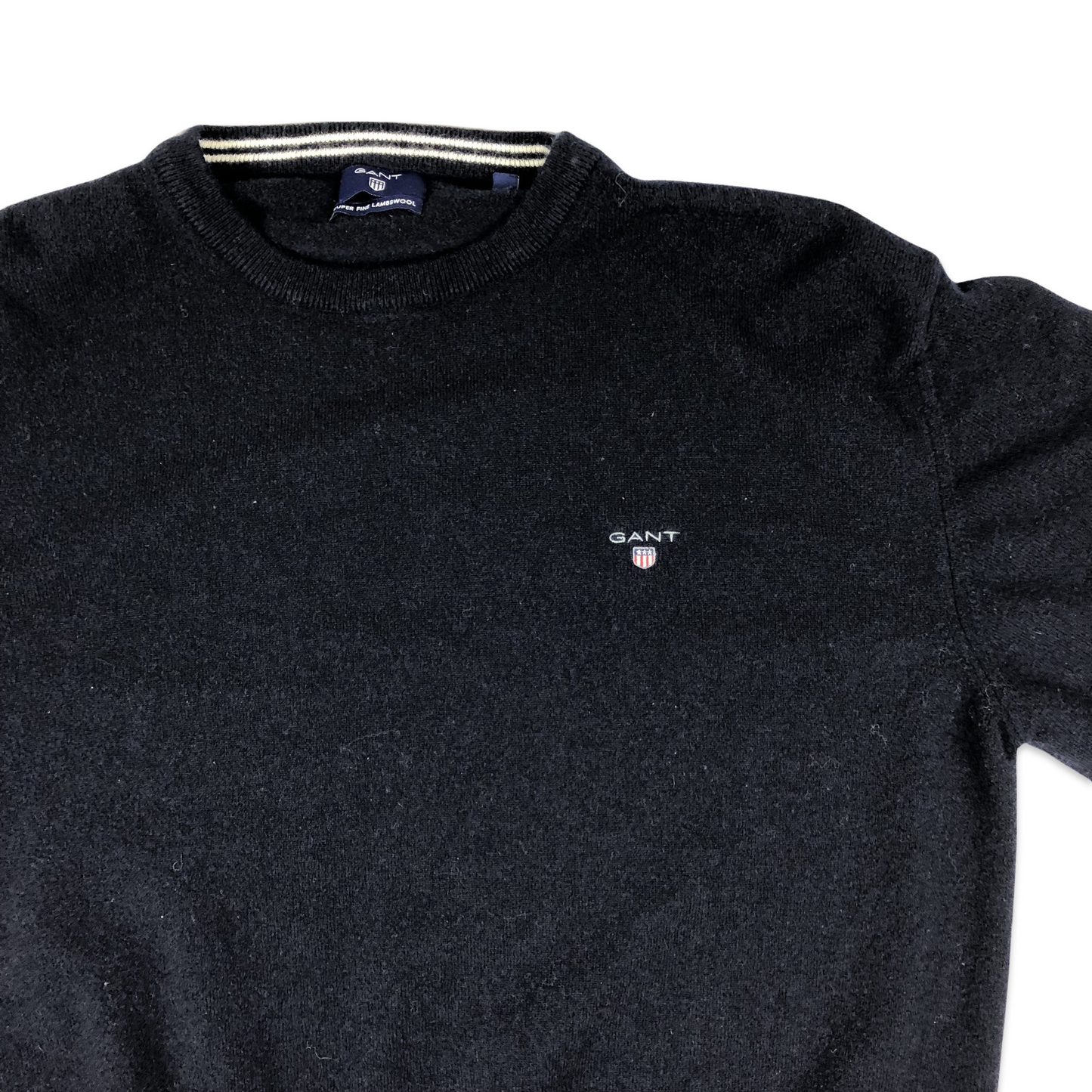 Vintage Y2K Preloved GANT Black Knit Jumper XL