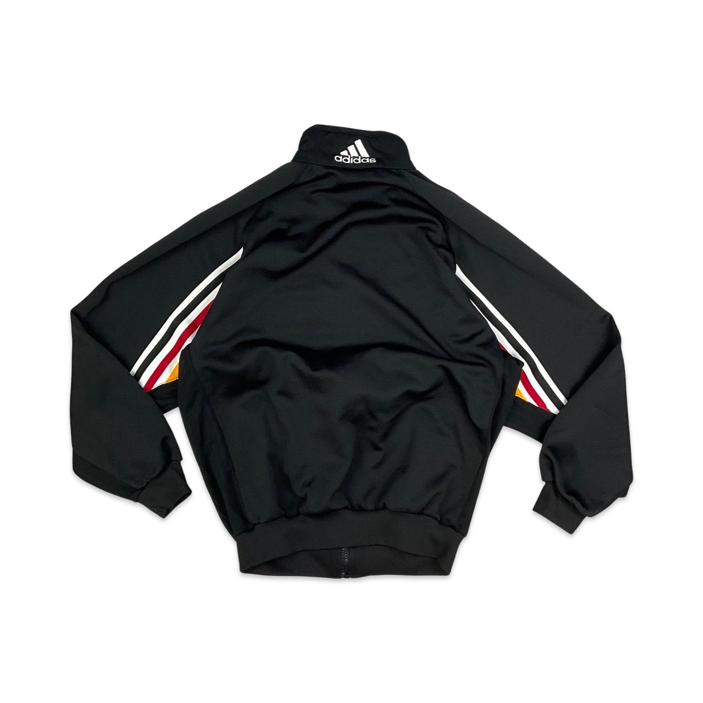 Vintage 90s Adidas Black Red Yellow German Football Track Jacket M L
