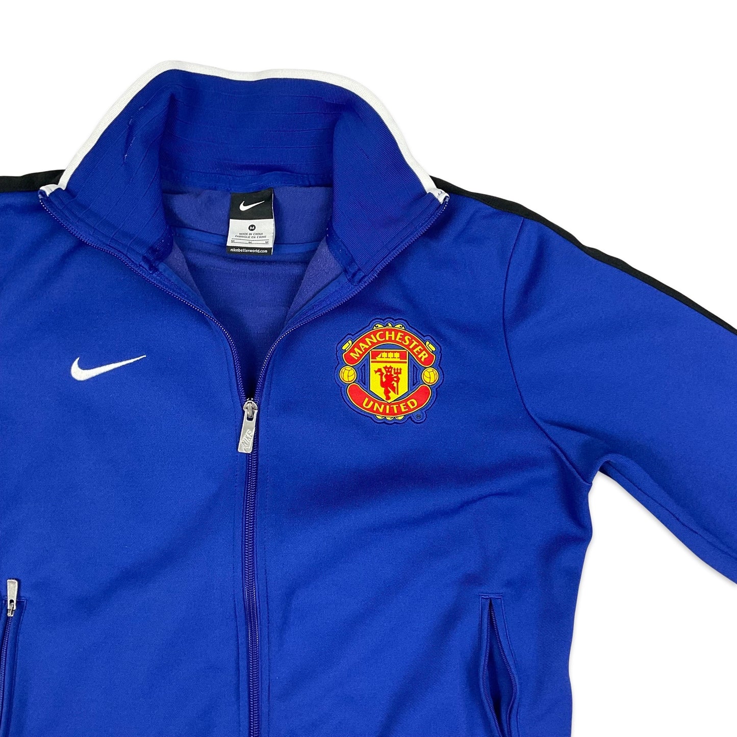 Blue Black Nike Manchester United Track Jacket M L