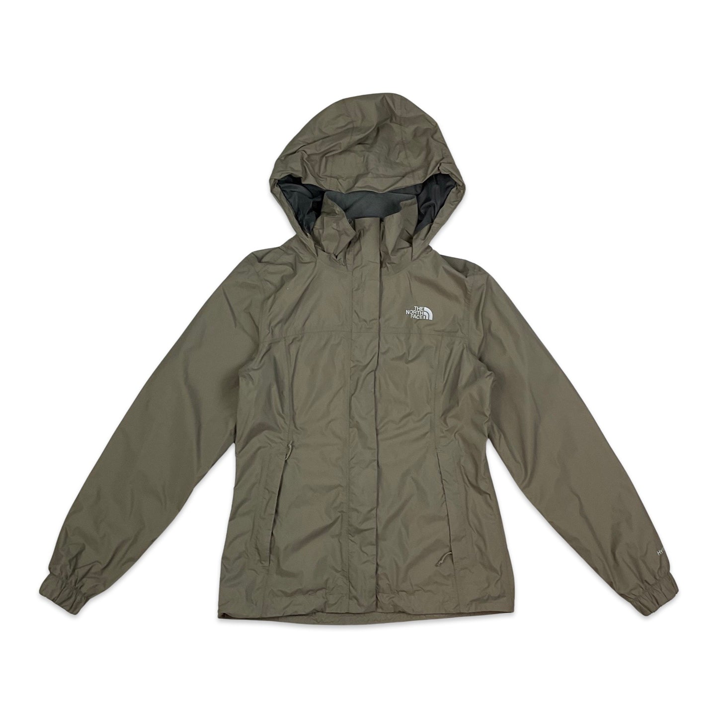 The North Face Khaki HyVent Raincoat 8 10 12