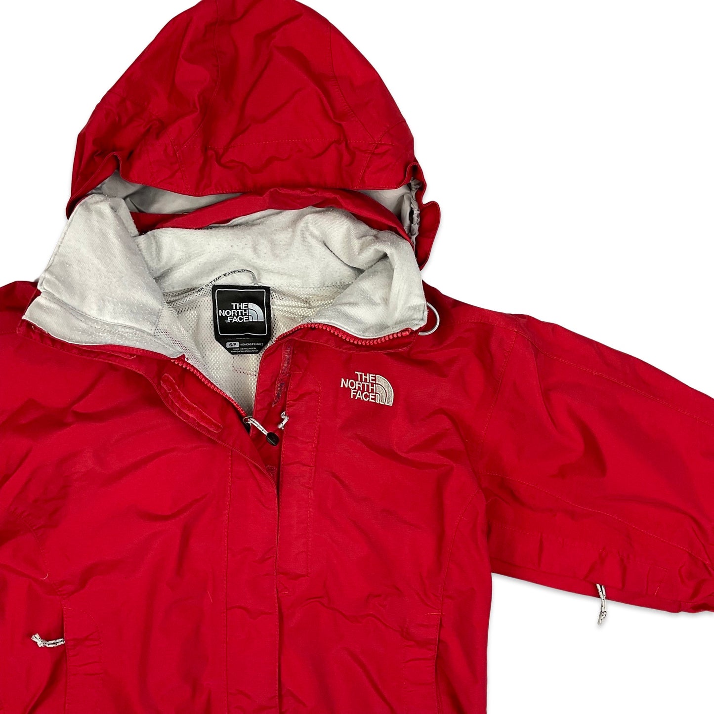 The North Face Red HyVent Raincoat 10 12 14