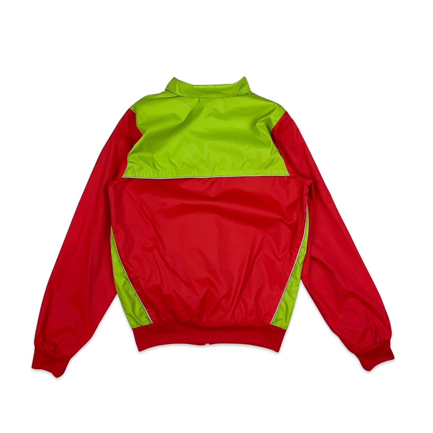 Vintage Y2K Nike Red and Green Windbreaker S M